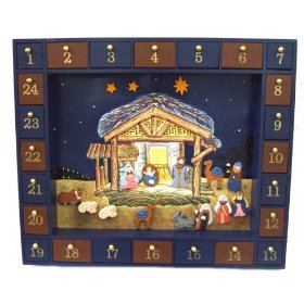 Nativity Advent Calendar for Children by Kurt Adler