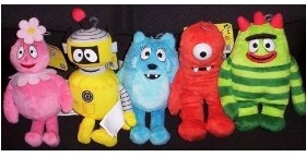 Yo Gabba Gabba plush pals